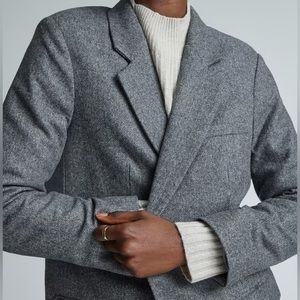Everlane herringbone blazer